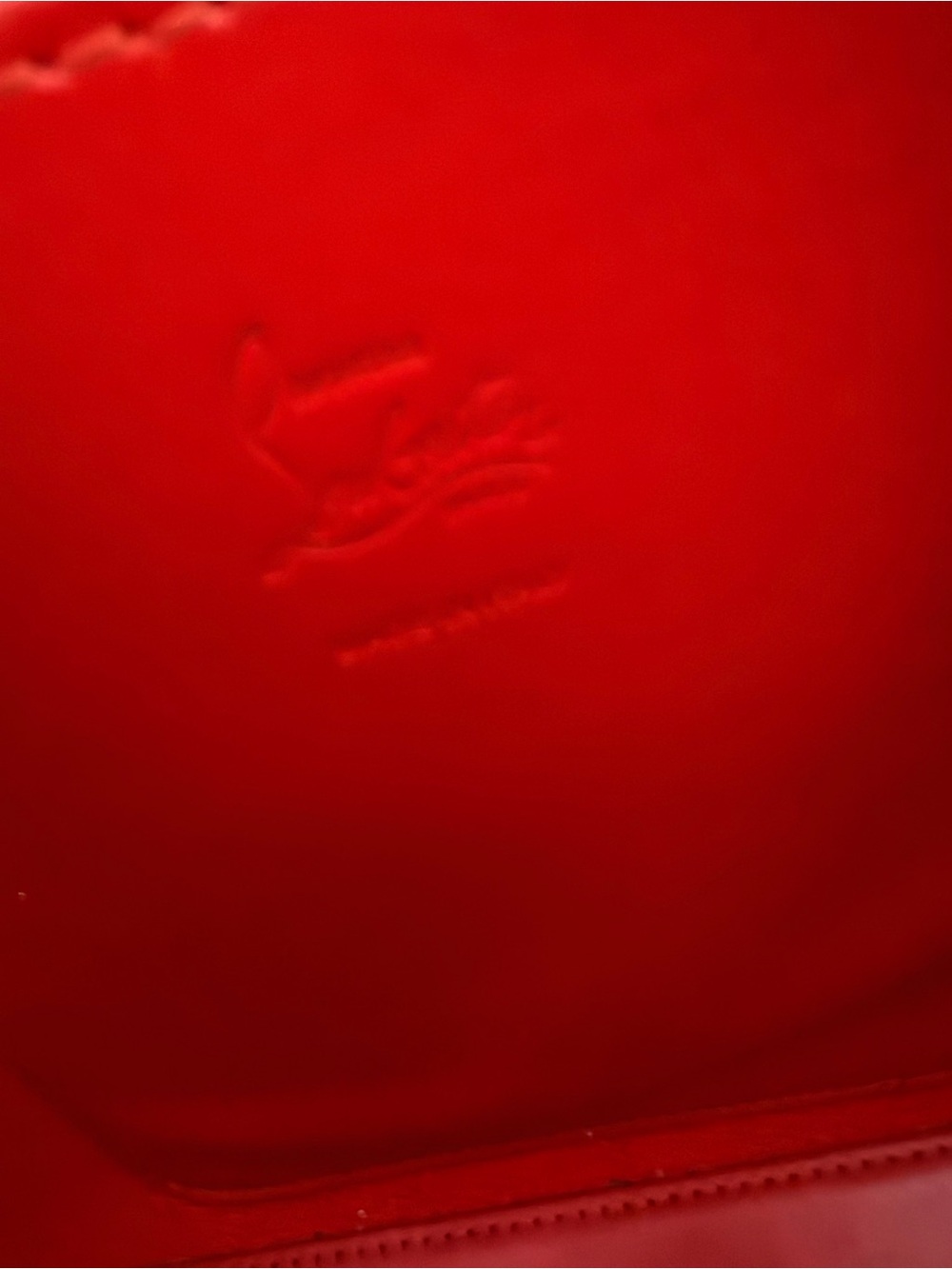 Christian Louboutin Black Tote with Red Interior - Picture 5 of 9